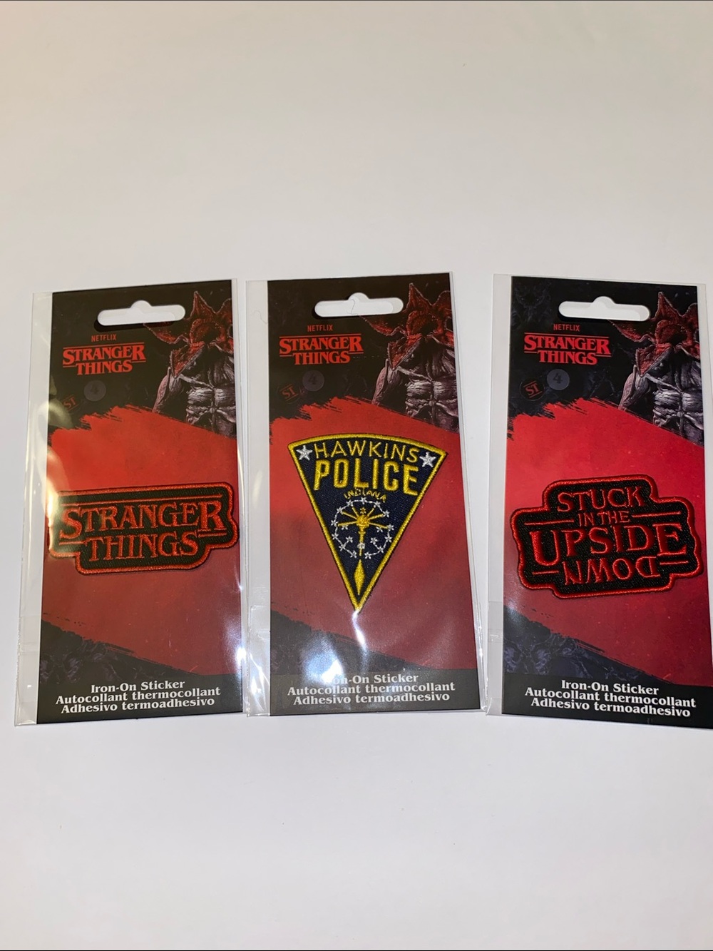 Stranger Things Iron On Patch Set